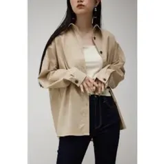 AZUL BY MOUSSY ベージュ長袖シャツ Sサイズ