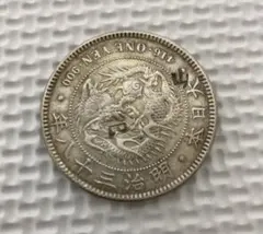 一圓 銀貨 明治38年 極美品〜未使用？レベル 本物 一圓 銀貨 明治38年 極美品〜未使用？レベル 本物 貿易銀 明治