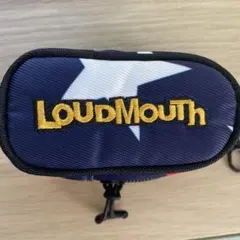 【男女兼用！シンプルカラー】LOUDMOUTH　ゴルフボールポーチのサムネイル