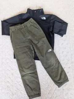 THE NORTH FACE 130サイズ 長ズボン オリーブ