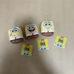 SpongeBob 25周年記念 ぬいぐるみマスコット 3種セット