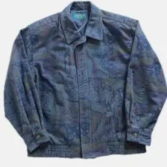 古着 vintage 総柄 ブルゾン 肩パッド
