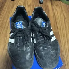 adidas Samba ブラックレザー スニーカー
