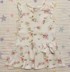 ☆美品☆プチバトー☆フラワープリントワンピース☆