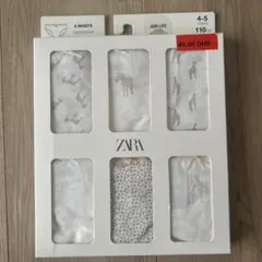 ZARA 6枚入り 女児用下着 110cm 4-5歳　新品