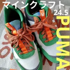 PUMA (プーマ) マインクラフト スニーカー　27cm 2月5日発売【Minecraft x Puma】ゲームの世界観を落とし込んだ