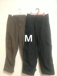 ユニクロc ワイドフィットカーゴパンツ M