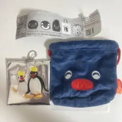 ピングー PGアクリルキーホルダー ランダム　モダンポーチコレクション　巾着