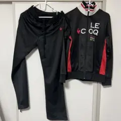 LE COQ ブラックジャージ上下セット
