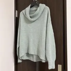 未使用　アースミュージックアンドエコロジー　ミント　ニット　セーター　秋冬