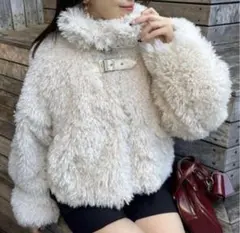 最終価格。chico ファーコート