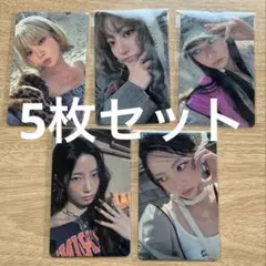 le sserafim withmuu ラキドロ CRAZY チェキ　5枚セット 2025年最新】ルセラフィム ラキドロ withmuuの人気アイテム