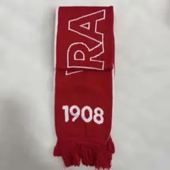 サッカーマフラー 赤×白