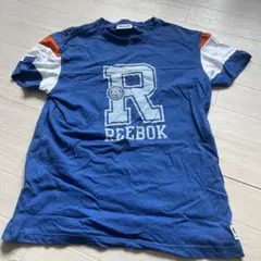 Reebok ロゴ Tシャツ Lサイズ 青