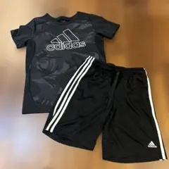 美品　adidas アディダス　上下セット　ジャージ　夏服セットアップ　150のサムネイル