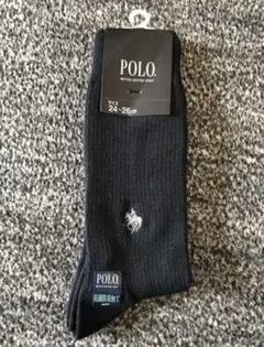 POLO ネイビーソックス 24-26cm