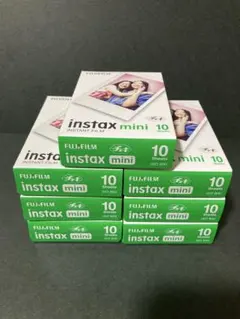 FUJIFILM instax mini インスタントフィルム 10枚入り　7個