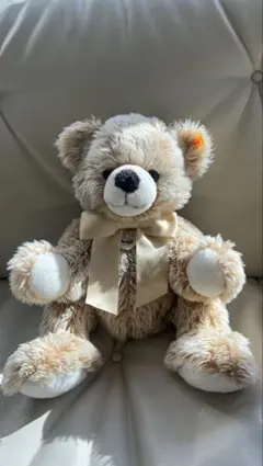 レア Steiff シュタイフ テディベア Bobbyくま ぬいぐるみ25cm Steiff くま シュタイフ テディベア Robby Teddy Bear ロビー