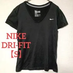 NIKE DRI-FIT【S】Tシャツ ブラック Vネック 半袖 スポーツのサムネイル