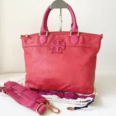 【極美品】TORY BURCH マックグロー 2way トートバッグ サッチェル