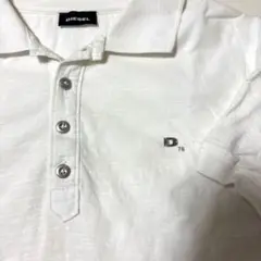DIESEL ホワイト ポロシャツ D78