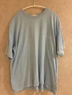 꼼데가르송 シャツ オーバーサイズロゴTシャツ サックスブルー Sギャルソン