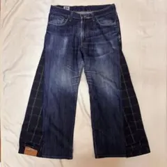 denim リメイク デニム xu dog y2k - メルカリ