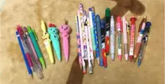 中古★シャーペン 鉛筆 キラキラペンセット　バラok
