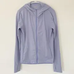 UNIQLO ユニクロ UVカット パーカー フード 長袖 M 紫 スポーツ