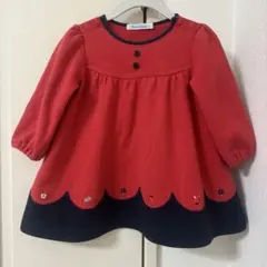 familiar 100 半袖ワンピース 赤 ファミリア 赤チェックワンピース 100｜Yahoo!フリマ（旧PayPayフリマ）