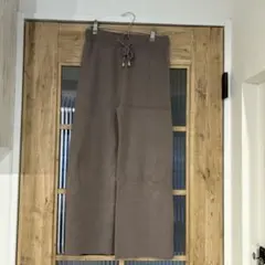 ワイドパンツ ニット