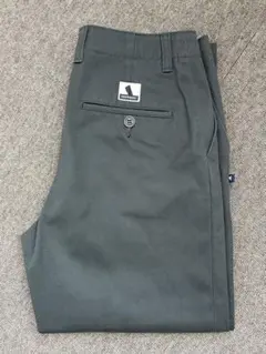DESCENDANT DC-6 Wide ワークパンツ グレー グリーン