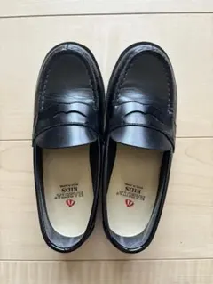子供用 ブラック ローファー　ハルタ　21cm