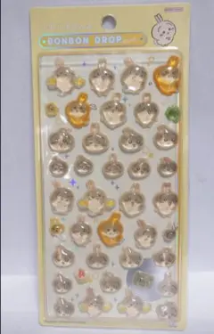 新品◎ちいかわ◎ラメ◎うさぎ◎ボンボンドロップシール◎絶版◎海外輸入品◎日本語