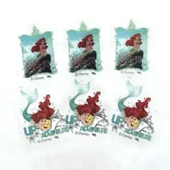 4ステッカー　ディズニー　アリエル　6枚