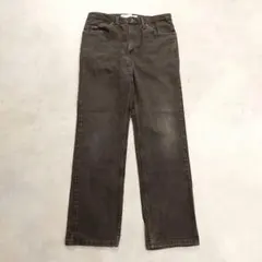 Lee リー 200 W33 ブラックデニム ボトム 古着 黒 18566