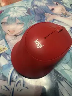 used品△logi ワイヤレスマウス レッド 本体 M280