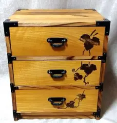 伝統工芸　樺細工　吉田忠作　桜皮抹茶入　共箱　V　R5560 伝統工芸 樺細工 吉田忠作 桜皮抹茶入 共箱 V R5560