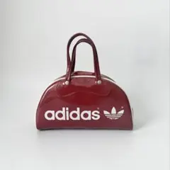 90年代ヴィンテージ adidas レア バッグ エナメル 希少 ヴィンテージ adidas エナメルボストンバック 90年代 ACE