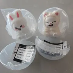 SKZOO ライトマスコット ガチャ リービット ジニレット　2個セット