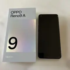 OPPO reno9 A 本体 ナイトブラック 本体カバー3つ 箱 説明書セット OPPO Reno9 A 本体 ナイトブラック 箱あり - メルカリ