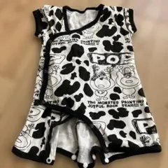牛柄 POPキャラクターロンパース 60cm