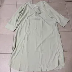 【新品】tal.by yumi. ライトグリーン ロングワンピース L