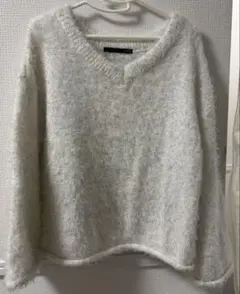 Heather Vネック ニット