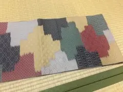 名古屋帯 多色 幾何学模様