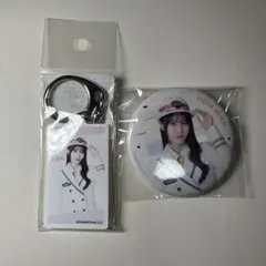 櫻坂46 向井純葉 JR東日本 コラボ 駅名標風キーホルダー 缶バッジ セット1