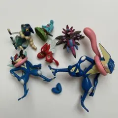 포켓몬 モンコレ ミニフィギュア 개굴닌자 など