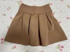 &by P&D ブラウンプリーツミニスカートのサムネイル