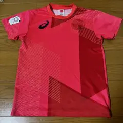 ASICS ピンク Tシャツ JAPAN