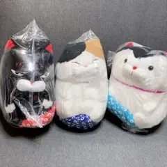 ひげまんじゅう 招き猫 其の参 ぬいぐるみ & お江戸BIG ネコ - メルカリ
